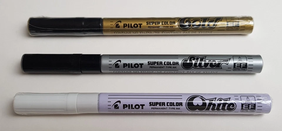 PLUMA MARCADORA PERMANENTE PILOT SUPER COLOR [EF Extra Fina] Foto 1 de 1