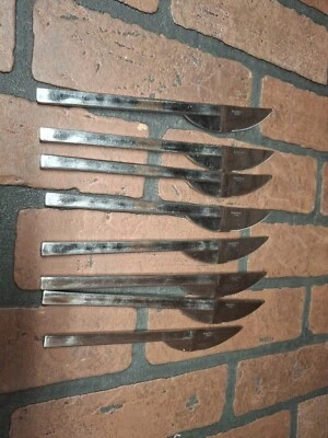 Vtg Boda Nova 18-8 Stainless Steel Korea STOCKHOLM Knives Flatware 8 Pieces  - Image 1 of 3