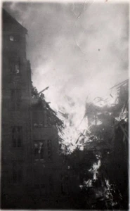 Foto Sabotaje de la Segunda Guerra Mundial Vida Diaria Copenhague Dinamarca Talla Pequeña 9x6 cm Segunda Guerra Mundial - Imagen 1 de 2