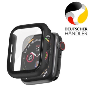 Apple Watch Series 6 5 4 3 SE Schutzhülle Display Panzerfolie GLAS Bumper LTE 9H - Bild 1 von 7