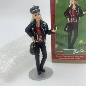 Hallmark Keepsake Ornament Barbie Harley-Davidson Barbie Weihnachten 2000 - Bild 1 von 5