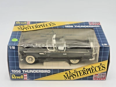 Ford Thunderbird 8649 1956 Revell convertible negro coche diecast escala 1:18 Foto 1 de 4