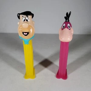 2 Stück - PEZ Spender Vintage - Fred Feuerstein und Dino - Bild 1 von 6