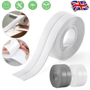 Bath Wall Sealing Strip Self-Adhesive Kitchen Caulk Tape Bath Sink Basin Edge - Picture 1 of 12