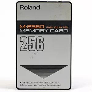 Roland M-256D Speicherkarte Ram 32k Bytes für Synthesizer und Drum Machines - Bild 1 von 2
