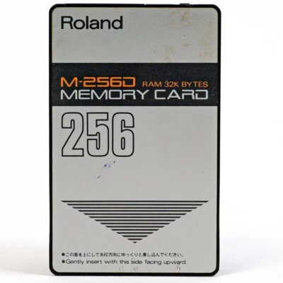 Roland M-256D Memory Card Ram 32k Bytes for Synths and Drum Machines - Image 1 of 2