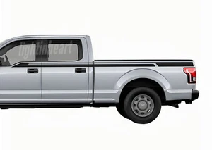Calcomanía gráfica adhesiva lateral para maletero Ford F-150 línea de cintura rayas vinilo - Imagen 1 de 6