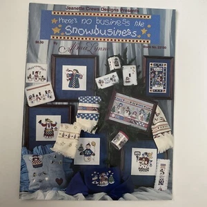 There's No Business Like Snow Snowmen Sampler Pattern Cross Stitch 22150 Lynne - Picture 1 of 1
