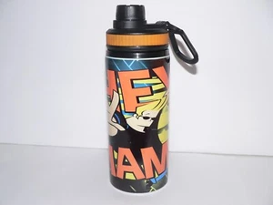 Thermos/gobelet Jonny Bravo "HEY MAMA" rare réseau de dessins animés 12 oz - Photo 1/5