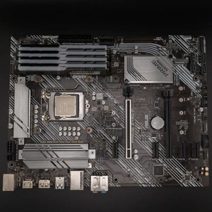 ASUS Prime Z490-A DDR4 LGA 1200 Socket Intel Motherboard ATX - Afbeelding 1 van 4