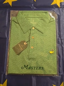 2025 Masters tech Polo golf Shirt L Green New pga Rory McIlroy Only Sold There - Picture 1 of 3