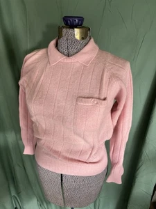 Vintage Damen S Middlebrook Park Rosa Wolle Angora Strick Pullover Retro Preppy - Bild 1 von 4