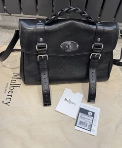 Mulberry Alexa Women’s Bag Black Leather - Picture 1 of 13
