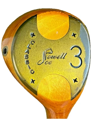 Joe Powell Classic Persimmon 3 Wood RH Ladies Graphite 42" Nice Grip HC Beauty - Image 1 of 4
