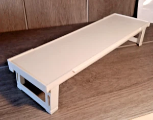 Mattel Folding Bed Couch Sofa White 12" Long 3.5" Wide Sofa Bed - Picture 1 of 9