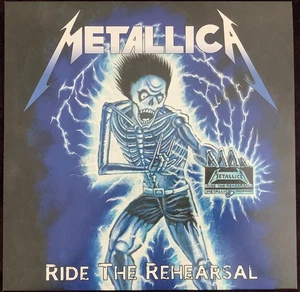 METALLICA RIDE THE REHEARSAL LP BLUE VINYL RARE DEMOS NEW LE300 BAY THRASH METAL - Picture 1 of 4