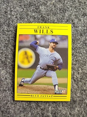 1991 Fleer - #191 Frank Wills P - Image 1 of 2