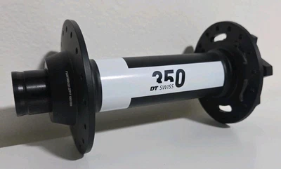 DT Swiss 350 Front Hub - 15 x 150mm, 6-Bolt, Black, 32H - OE packaging - Image 1 of 4