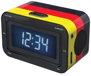 Bigben Radiowecker RR30 Deutschland Dual Alarm LCD Display FM Uhren-Radio Uhr - Bild 1 von 6