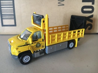 Matchbox Working Rigs GMC 3500 Attenuator Truck - Yellow  2020 ~ LOOSE - Image 1 of 4