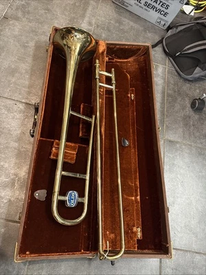 Trombón Olds Ambassador 1973 estuche Fullerton Ser#859xxx 6D Giardinelli de colección Foto 1 de 4