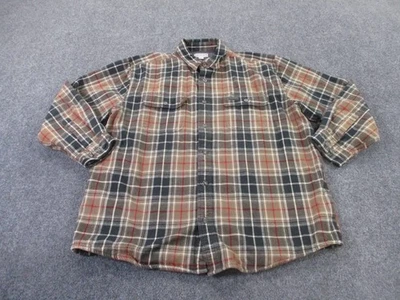 Carhartt Shirt Men XL Plaid Flannel Heavy Lined Workwear Outdoor Hiking Country - Image 1 of 4