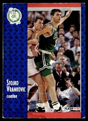 1991-92 Fleer Stojko Vrankovic Rookie Boston Celtics #251 - Image 1 of 2