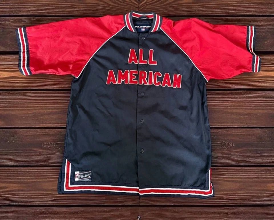 Camiseta deportiva vintage Ralph Lauren POLO All American talla M Foto 1 de 4