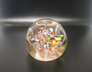 Vtg Art Glass Paperweight 3 Inches - Picture 1 of 7