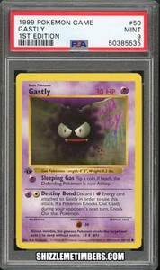 Gastly 50/102 1st Edition Shadowless Base Set - PSA 9 - Picture 1 of 2
