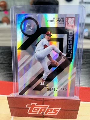2005 Donruss Elite Baseball Steve Carlton Legend /1250 #166 - Image 1 of 2