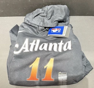 NBA Nike Atlanta Hawks Trae Young Sweatshirt Hoodie Grau Herren Small - Bild 1 von 3