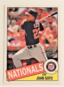 Juan Soto 2020 Topps #85-99 1985 35th Anniversary  Washington Nationals - Picture 1 of 2