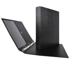 Raccoglitore Stelvio - 4 anelli tondi 25 mm - dorso 3 cm - 22 x 30 cm - nero - S - Foto 1 di 1