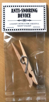 OWN BRANDED Anti-snoring Device Funny Novelty Joke Secret Santa Birthday Xmas Gift Present