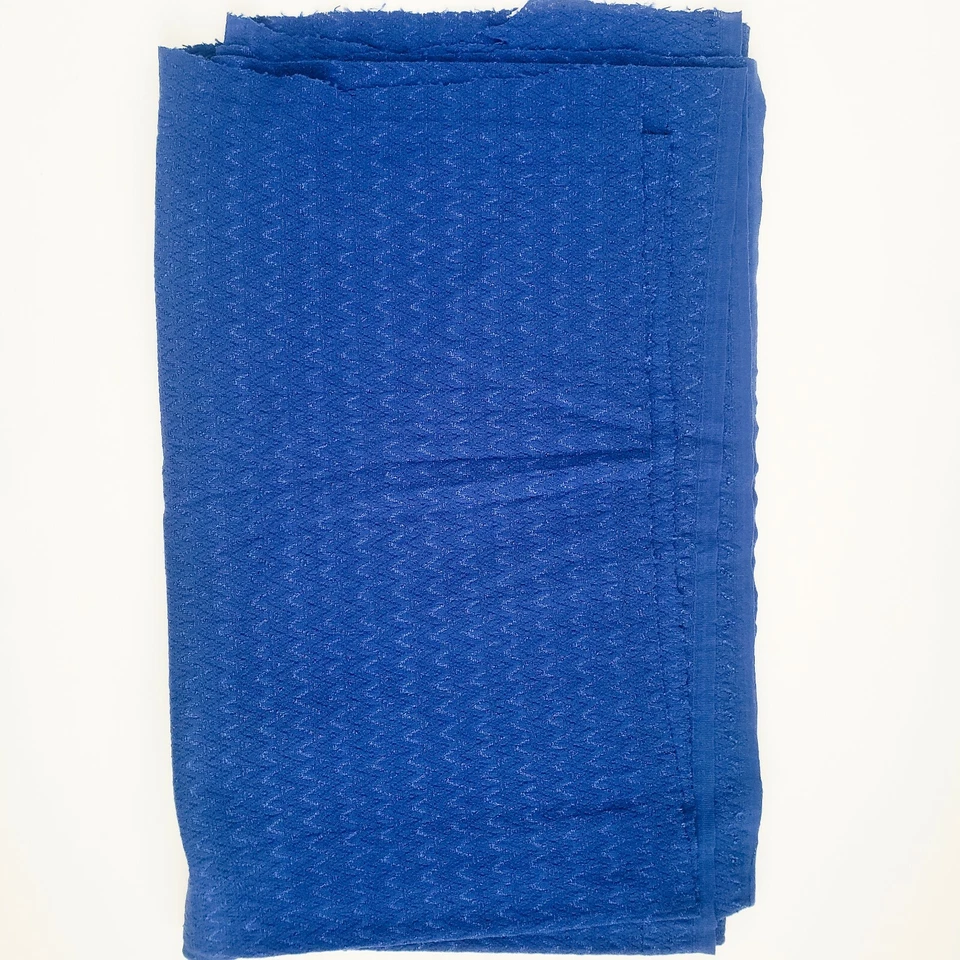 Jersey Knit Spandex Fabric Sewing Quilting Clothing Royal Blue 1 to 2 Yards Used - Image 1 of 4