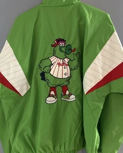 Philadelphia Phillies Men’s STARTER Philly Phanatic full zip Jacket - New SZ L - Picture 1 of 8