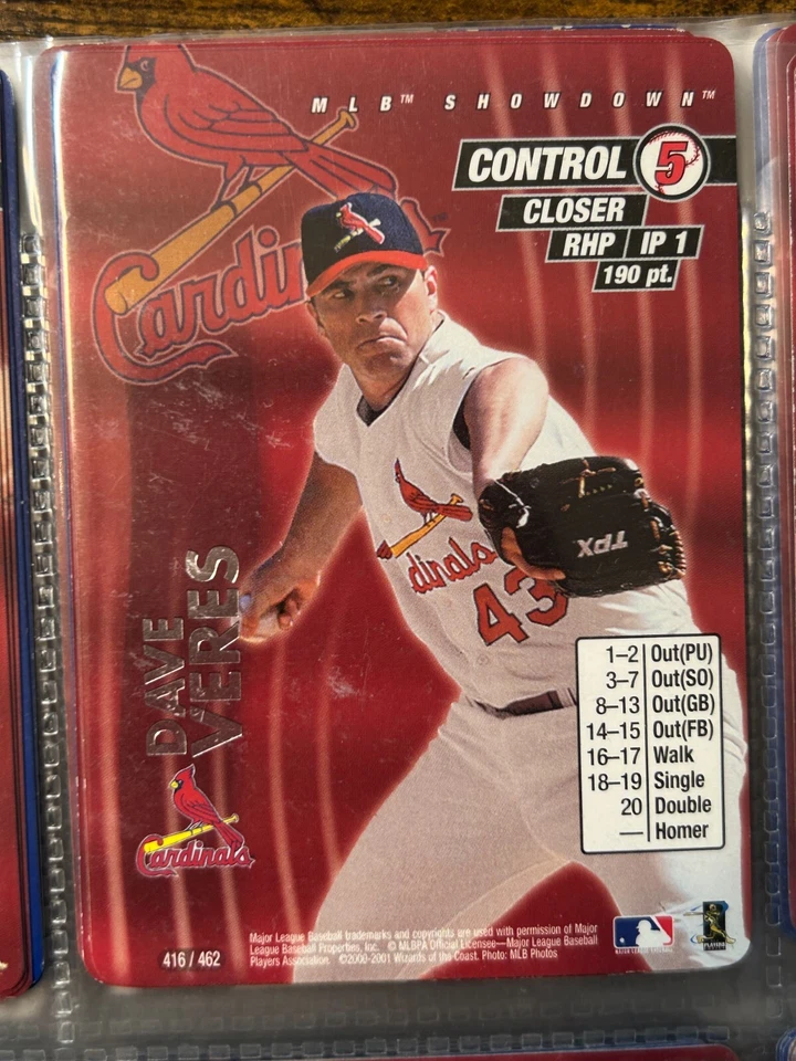 2001 MLB Showdown Base Set - Commons + Foils + 1st Editions (#245-462) - Image 1 of 1