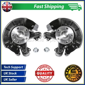 Front Steering Knuckle Hub Carrier SET for Skoda Fabia VW Polo 99-22 256mm Disc - Picture 1 of 10