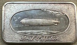 1 oz .999 Silver Bar - Liberty Mint - Graf Zepplin - Picture 1 of 3