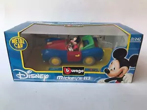 Burago BBurago Disney Mickey's 113 car Auto di Topolino 1/24 NEW 230027 - Foto 1 di 2
