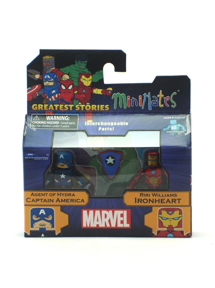 Marvel Minimates Hydra Agent Capitán América y Ironheart Greatest Stories 74 Foto 1 de 4