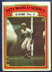 1972 Topps 1971 WS Spiel Nr. 4 Clemente #226 Unterstufe - Bild 1 von 2
