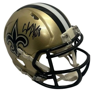 Jeremy Shockey autographed signed mini helmet New Orleans Saints PSA - Picture 1 of 3