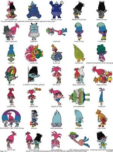 35 CARTOON STICKMASCHINE DESIGNS SAMMLUNG PES USB - Bild 1 von 12
