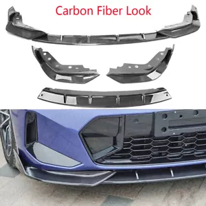 Carbon Fiber Front Bumper Lip Splitter Body Kit For BMW G20 M Sport M340i 19-22 - Picture 1 of 12
