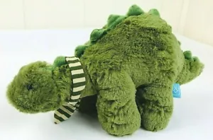 Juguete Manhattan Verde Oliva Stegosaurus Dinosaurio Peluche Peluche con Bufanda 12" - Imagen 1 de 5