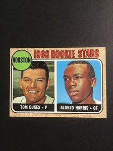 1968 Topps ROOKIE STARS  #128 Tom Dukes, Alonzo Harris - NICE - 5137