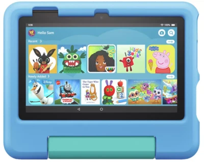 Amazon Fire 7 Kids Tablet for ages 3-7, 7", 16GB, 2GB RAM - Blue - Image 1 of 2