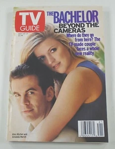 TV Guide magazine THE BACHELOR COVER Alex Michel Amanda Marsh May 25 2002 issue - Picture 1 of 3